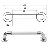 1 x RAW Customer Returns Bathroom Safety Handle, Non-Slip, Stainless Steel Shower Handle, for Children, Disabled, Injured, Pregnancy and Seniors 40CM  - RRP €18.69