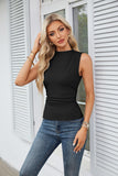 1 x RAW Customer Returns GRACE KARIN Women Vests Causal Elegant Work OL Business Sleeveless Blouse Tops Black L - RRP €22.99