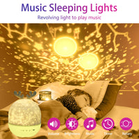 1 x RAW Customer Returns URAQT Starry Sky Projector, 360 Rotation Children s Lamp Music LED Night Light Remote Control Timer 6 Colors, Galaxy Projector for Children Adults Party Birthday Christmas Gifts, Gray - RRP €22.99