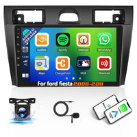 1 x RAW Customer Returns  2G 64G Android 13 Car Radio for Ford Fiesta 2006-2011 with Android Auto Carplay, 9 Touch Screen Radio with GPS WiFi FM RDS Bluetooth Mirror Link AHD Reversing Camera Mic - RRP €182.09