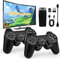 5 x RAW Customer Returns Retro Console Game Console Game Stick, 22000 Games Video Game Console with 2 Gamepads, Retro Console Plug and Play Game Stick 4K HDMI, Games Gift for Kids Boys and Adults 128G U  - RRP €213.7