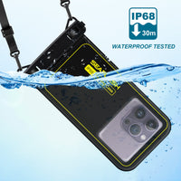 1 x RAW Customer Returns MR.LUYU Waterproof Mobile Phone Case, IPX8 Swimming Waterproof Mobile Phone Case Underwater Mobile Phone Case for iPhone 15 Pro Max 14 Pro 13 12, Samsung S24 S23 S22, Huawei, Xiaomi, up to 6.7 inches - RRP €13.99