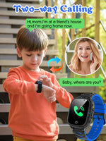 1 x RAW Customer Returns clleylise Children s Smartwatch, Smartwatch Children with S0S and Phone, 15 Games, SOS Call, Camera, Alarm Clock, Touchscreen Smart Watch Children for Boys and Girls Blue  - RRP €30.24