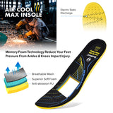 1 x RAW Customer Returns SAFEYEAR Comfort Memory Foam Insoles for Women and Men, Orthopedic Flat Feet Shoe Inserts for Plantar Fasciitis with Arch Support, for Athletic Shoes, Sneakers, Work Boots - RRP €22.8