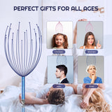 10 x Brand New Head Massager, 2 in 1 Head Massage and Acupuncture Massager, 20 Finger Head Scraper for Deep Relaxation and Better Sleep 2 Pack  - RRP €264.0