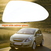 2 x RAW Customer Returns Mirror Glass Replacement for Opel Corsa D 07.2006-08.2014 Corsa E 09.2014-06.2019, Exterior Mirror Glass Aspherical, Exterior Mirror Adjustable Suitable, Reversing Lens Reversing Glass Mirror Left  - RRP €36.28