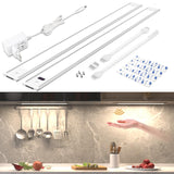 1 x RAW Customer Returns wobsion under cabinet light kitchen LED neutral white with touchless sensor, LED strip 42CM 2PCS lighting kitchen dimmable 4000K, ultra thin kitchen light under cabinet LED for wardrobe, cupboard lighting - RRP €33.26