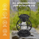 1 x RAW Customer Returns Solar lantern for outdoors, 2 pieces solar lamps for outdoors hanging, IP65 weatherproof solar lanterns, hanging solar lights for outdoors outside garden balcony decoration garden decoration - RRP €29.99