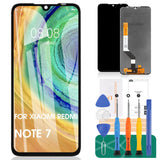 1 x RAW Customer Returns SRJTEK Xiaomi Redmi Note 7 6.3 Replacement LCD Screen Not AMOLED for Redmi Note 7 Touch Screen Digitizer Glass Assembly Kit Tempered Glass Black  - RRP €27.38