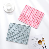 1 x Brand New Baking mat dog biscuits Silicone baking mat for dog biscuits 130 grids Baking pan mini baking mat for oven Baking pan for dog treats for DIY dog biscuits and treats 2 pieces  - RRP €20.4