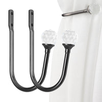 10 x Brand New INFLATION Curtain Hold Back, Black - RRP €204.0