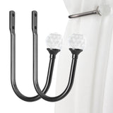 10 x Brand New INFLATION Curtain Hold Back, Black - RRP €204.0