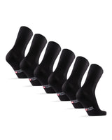 1 x RAW Customer Returns DANISH ENDURANCE Bamboo Soft Top Socks 35-38 Black 3-pack - RRP €21.95