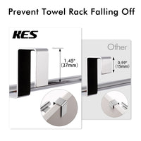 1 x RAW Customer Returns KES Hanging Tea Towel Holder Door Towel Holder Kitchen Towel Holder Stainless Steel SUS304 Kitchen Cabinet Towel Holder Kitchen Brushed 2 Pieces, KTH200S26-2-P2 - RRP €24.08