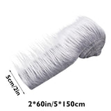 1 x RAW Customer Returns Faux Leather Plush Fur Fabric Pre-Cut Strips 2 x 60 Inch Gray Fur Fabric Fluffy Plush Craft Fur for Gnome Beard Christmas Hair Dwarf Cosplay Costume DIY Christmas Decoration - RRP €8.99