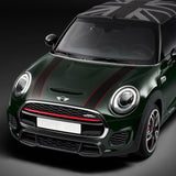 1 x RAW Customer Returns Bonnet Sticker for Mini Cooper, OYDDL Stripes Racing Stripes Universal Car Stickers with Cloth Scraper Red Black  - RRP €25.99