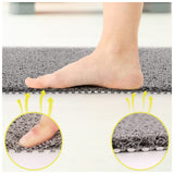 2 x Brand New VENUSO Textured Soft Non-Slip Anti-Mildew Bath Mat for Indoor Shower and Bath, Loofah Shower Mat for Bathroom and Wet Shower Areas, 40 x 60 cm, Gray - RRP €38.4