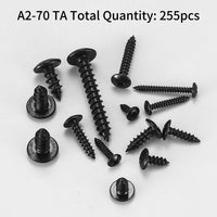 13 x Brand New Self-tapping screws, 440 pieces flat head sheet metal screws assortment kit, Phillips screws, flat head screws, cross countersunk screws set, wood machine screws - M3 M3.5 M4.2 M4.8 - RRP €137.15