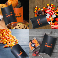 1 x RAW Customer Returns ASSUGO Halloween tableware 75-piece set, Halloween party tableware set made of paper plates, cups, straws, candy box, pumpkin tattoo stickers, Halloween table decoration for children, scary party, garden 10 psc  - RRP €12.99