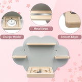 1 x RAW Customer Returns Cyeehxin Magnetic Shelf for Toniebox Tonie Figures Cloud Design - Wooden Shelf Children s Wall Shelf for Children s Baby Room - RRP €50.14