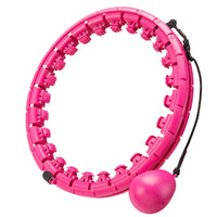 3 x Brand New Hula Hoop with weight ball and knobs, Smart Hula Hoop for adults, Hoola Hoop for weight loss, Quiet fitness hoop with 24 segments - RRP €86.52