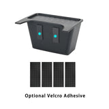 1 x RAW Customer Returns Jawjut Trash can Compatible with Tesla Model Y Trash can Accessories Rear Center Console Storage Box Organizer Black - RRP €29.99