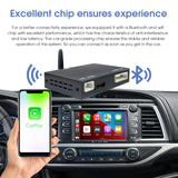 1 x RAW Customer Returns KAOLALI Carplay Wireless Retrofit Kit Decoder Compatible for Toyota Auris CHR Avensis RAV4 Avensis Yaris Verso 2014-2019 Touch2 System Entune 2 Supports CarPlay Android Auto Mirror Link - RRP €219.99