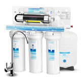 1 x RAW Customer Returns Geekpure 6 Stage Reverse Osmosis Drinking Water Filter System with UV-75GPD Filter - RRP €189.99