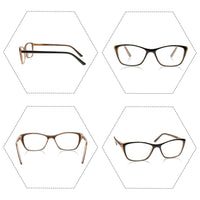 1 x Brand New TISHUI Cat Eye Shape Reading Glasses for Women,Fashion Glasses for Women and Men - RRP €19.62