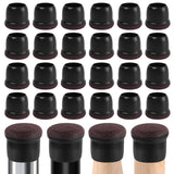 1 x RAW Customer Returns Silicone Protective Caps for Chair Legs, 24 Pieces 0.75-1.25 Chair Leg Caps Fits Most Furniture Leg Sizes, BOIVSHI Chair Leg Protectors for Hardwood Floors, Free from Noise and Scratches - RRP €23.99