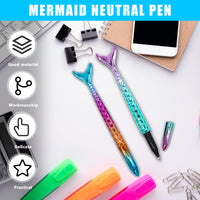 7 x RAW Customer Returns Leikurvo 20 Pieces Mermaid Gel Pen, Creative Fishtail Gel Pens, Fishtail Pen, Mermaid Ballpoint Pen Set, Pens for Girls, Party Favors, Children s School Black Ink  - RRP €83.02