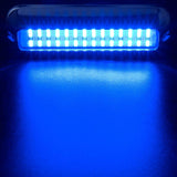 1 x RAW Customer Returns Greluma 2Pcs 42LED Underwater LED Boat Lights,Marine Pontoons Underwater Boat Light,Stainless Steel Boat Deck Lights IP68 Waterproof LED Stern Fishing Lights-Blue - RRP €29.99