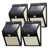 1 x RAW Customer Returns litogo solar lamps for outdoor use, 4 pieces 140 LED solar lamps for outdoor use with motion detector, waterproof solar lights for outdoor use, 3 modes, 270 LED motion sensor, outdoor LED solar light for garden - RRP €24.61