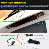 1 x RAW Customer Returns Navinio Waterproof Night Vision Car Trunk Handle Rear View Camera Reversing Camera for A Class GLK X204 ML GLA200 GLK200 GLK 260 GLK300 ML350 A180 A200 A260 No.1 175x52mm LS8009  - RRP €40.33