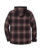 5 x Brand New SwissWell Men s Shirt Jacket Thick Plaid Flannel Jacket Plush Lining Leisure Lined Hoodie Men s Fleece Hoodie Winter Jacket with Pockets Brown S  - RRP €302.45