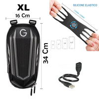 1 x RAW Customer Returns GRINADA Electric Scooter Bag with USB 4L Scooter Accessories Bag Backpack Storage Pouch Compatible with Xiaomi Ninebot Ducati Kickscooter Electric Scooter - RRP €28.96