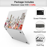 1 x RAW Customer Returns TeDaWen Compatible MacBook Air 13.6 Inch Case 2022-2024 Release Model M3 A3113 M2 A2681 Chip, Printed Pattern Hard Shell Laptop Case for MacBook Air 13.6 Inch, Plants Flowers A1 - RRP €23.7