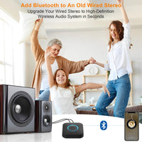 1 x RAW Customer Returns 1Mii B06 Plus Bluetooth HiFi Receiver, Wireless Audio Adapter, aptX HD Low Latency Bluetooth 5.1 Receiver with 3D Surround Works with Smartphones and Tablets for Stereo System Speakers - RRP €27.22