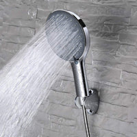 1 x RAW Customer Returns Shower head hand shower, LEEFE 152mm large rain shower - 7 jet types, chrome - RRP €20.16