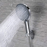 3 x RAW Customer Returns Shower head hand shower, LEEFE 152mm large rain shower - 7 jet types, chrome - RRP €68.97