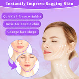 4 x Brand New Face Sticker, 40 Pieces Invisible Face Lifting Patch Stickers, Face Lift Patch Band, V Face Lifting Sticker, Face Lifting, Thin Face Lifting Tools, Reduce Wrinkles - RRP €72.0