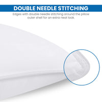 1 x RAW Customer Returns Utopia Bedding Head Pillow Set of 2 , 50 x 70 cm Sleeping Pillow, Breathable and Soft Pillow White  - RRP €27.05