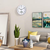 1 x RAW Customer Returns Lafocuse Silent Wall Clock with Calendar Digital LCD, Modern Wall Clock with Date Day of the Week and Thermometer, Silver Analog Quartz Clock for Living Room Bedroom Office Kitchen 30cm - RRP €23.59