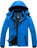 1 x RAW Customer Returns GEMYSE Men s Waterproof Ski Jacket Windproof Fleece Outdoor Winter Jacket with Hood Sky Blue, S  - RRP €87.98