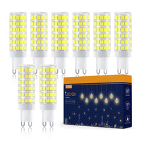 1 x RAW Customer Returns TASMOR 7W G9 LED lamps, G9 LED light bulbs 700lm, 6500K cold white and no flickering LED G9 replacement 70W halogen lamp, 360 beam angle, not dimmable, pack of 8, 16x62mm - RRP €19.3