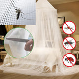 1 x Brand New Mosquito net bed for double bed single bed FaJoek white mosquito net, mosquito net for indoor, mosquito net bed canopy, mosquito net bed canopy hanging 2.5m 9m 0.6m round white  - RRP €20.4