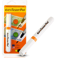 1 x RAW Customer Returns EURO TESTER PEN XL Professional banknote tester for fake money, money testing pen for euros, dollars, British pounds and the most important international currencies, original made in Italy - RRP €10.99