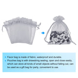 1 x Brand New sourcing map 50pcs 8x11cm Organza Bags Drawstring Favor Bags Sheer Mesh Bag for Gift Jewelry Wedding Party Christmas Candy Gray - RRP €12.31