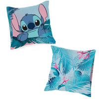 1 x RAW Customer Returns Jay Franco Disney Lilo and Stitch floral bedding for one person - children s bedding set including 80 x 80 cm pillowcase, machine washable cotton bed linen - RRP €22.99