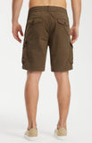 1 x RAW Customer Returns Libin Men s Cotton Cargo Shorts Men Summer Lightweight Leisure Daily Travel Work Brown 44 - RRP €24.0